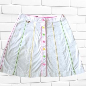 - LILLY PULITZER VINTAGE FRONT BUTTON SKIRT S/M